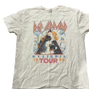 Def Leppard Tour 88 Graphic Tee - Cream